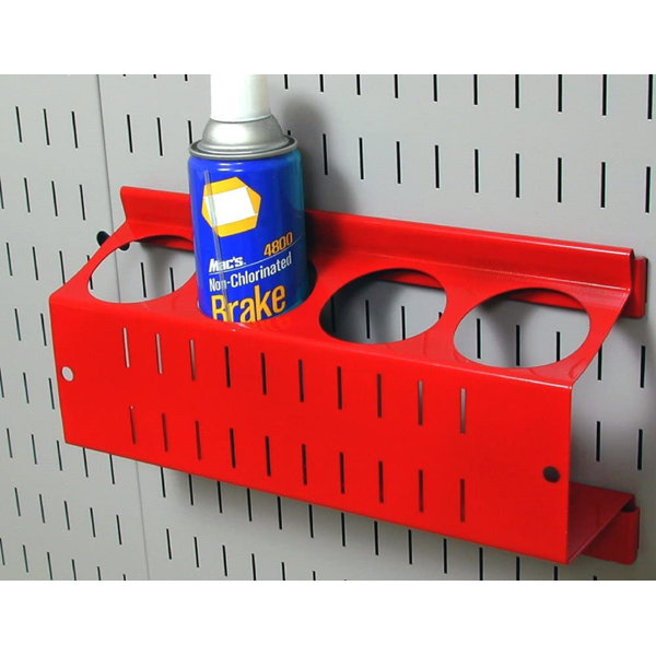 HOU Pegboard Spray Can Holder Bracket And Aerosol Can Organizer For Pegboard And Slotted Tool